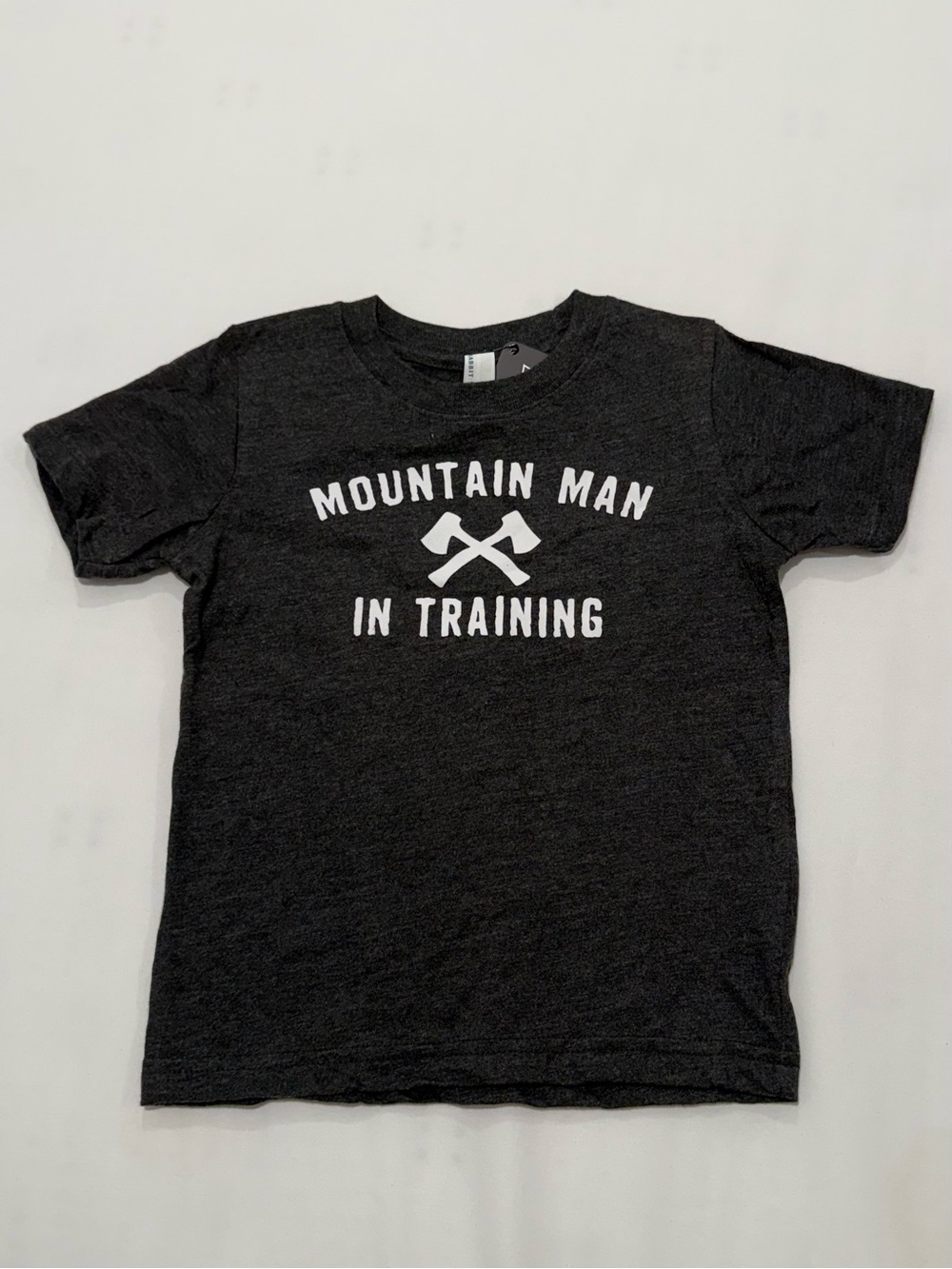 3T Mountain Man in Training T-Shirt - Black
